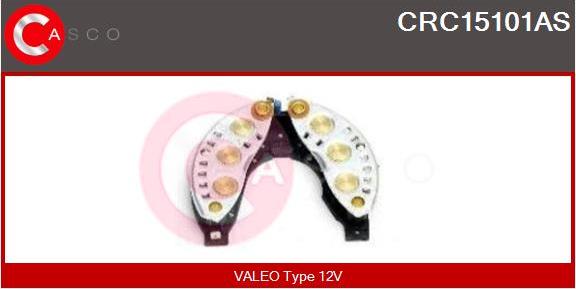 Casco CRC15101AS - Pont de diodes, alternateur cwaw.fr