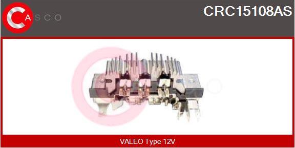 Casco CRC15108AS - Pont de diodes, alternateur cwaw.fr