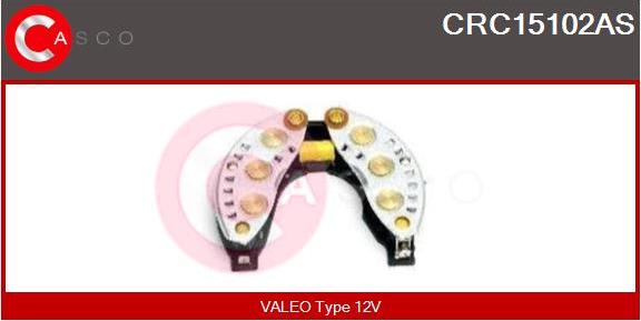 Casco CRC15102AS - Pont de diodes, alternateur cwaw.fr