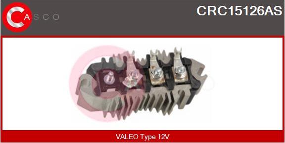 Casco CRC15126AS - Pont de diodes, alternateur cwaw.fr