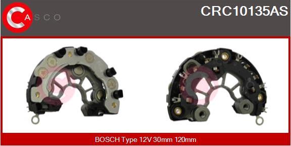 Casco CRC10135AS - Pont de diodes, alternateur cwaw.fr