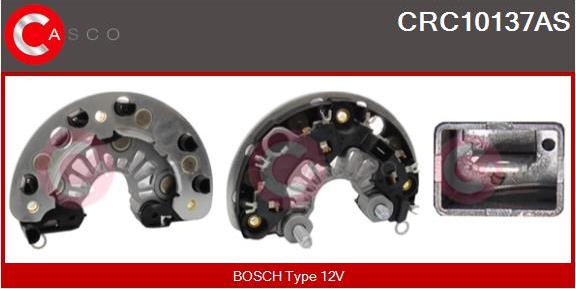 Casco CRC10137AS - Pont de diodes, alternateur cwaw.fr