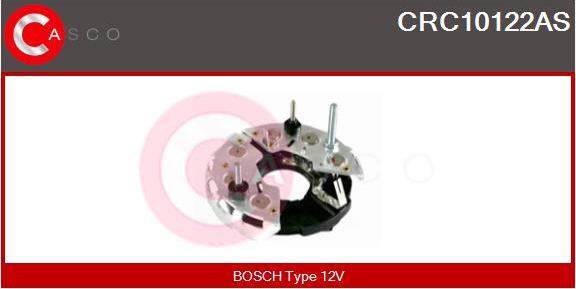 Casco CRC10122AS - Pont de diodes, alternateur cwaw.fr