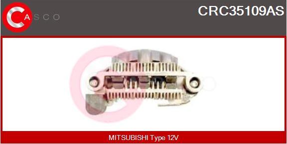 Casco CRC35109AS - Pont de diodes, alternateur cwaw.fr