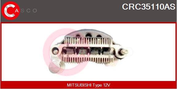 Casco CRC35110AS - Pont de diodes, alternateur cwaw.fr