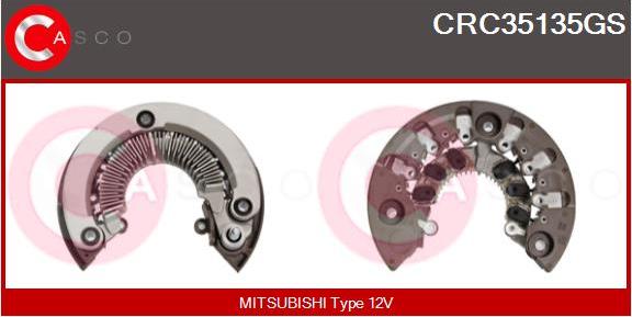 Casco CRC35135GS - Pont de diodes, alternateur cwaw.fr