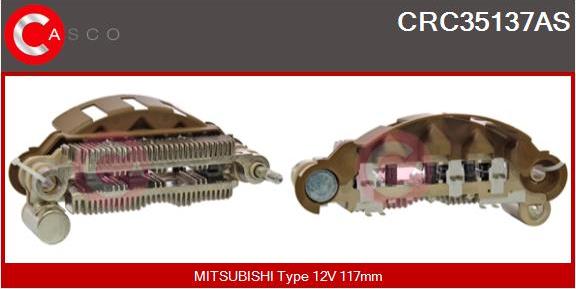 Casco CRC35137AS - Pont de diodes, alternateur cwaw.fr