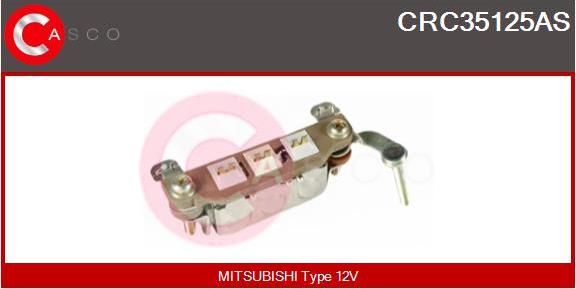 Casco CRC35125AS - Pont de diodes, alternateur cwaw.fr