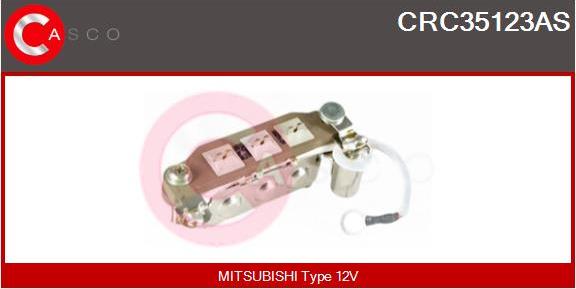 Casco CRC35123AS - Pont de diodes, alternateur cwaw.fr