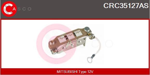 Casco CRC35127AS - Pont de diodes, alternateur cwaw.fr