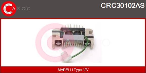 Casco CRC30102AS - Pont de diodes, alternateur cwaw.fr