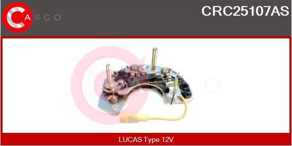 Casco CRC25107AS - Pont de diodes, alternateur cwaw.fr