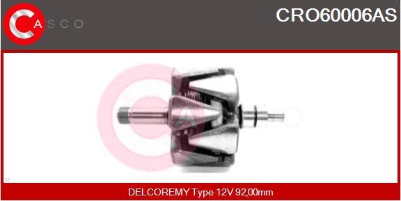 Casco CRO60006AS - Rotor, alternateur cwaw.fr