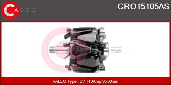 Casco CRO15105AS - Rotor, alternateur cwaw.fr