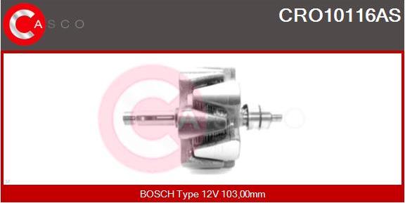 Casco CRO10116AS - Rotor, alternateur cwaw.fr