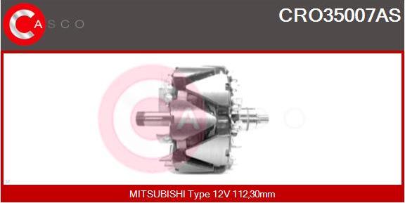 Casco CRO35007AS - Rotor, alternateur cwaw.fr