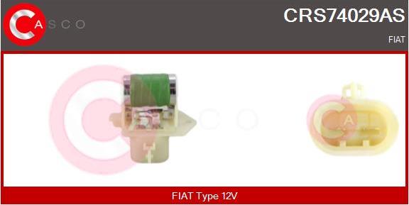 Casco CRS74029AS - Résistance de série, moteur électrique-ventilateur du radiat cwaw.fr