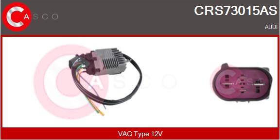 Casco CRS73015AS - Résistance de série, moteur électrique-ventilateur du radiat cwaw.fr