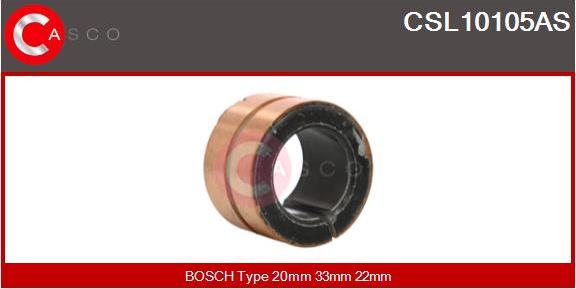 Casco CSL10105AS - Bague collectrice, alternateur cwaw.fr