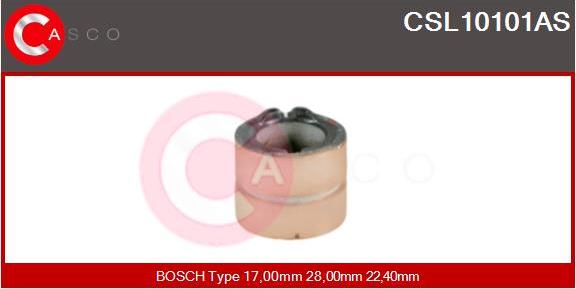 Casco CSL10101AS - Bague collectrice, alternateur cwaw.fr