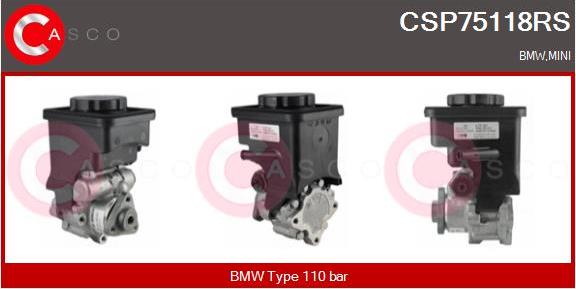 Casco CSP75118RS - Pompe hydraulique, direction cwaw.fr