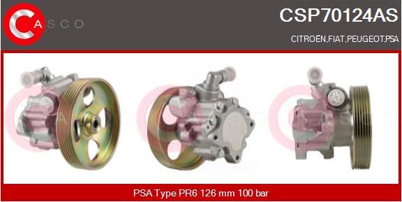 Casco CSP70124AS - Pompe hydraulique, direction cwaw.fr