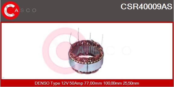 Casco CSR40009AS - Stator, alternateur cwaw.fr