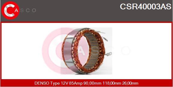 Casco CSR40003AS - Stator, alternateur cwaw.fr