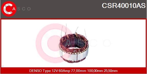 Casco CSR40010AS - Stator, alternateur cwaw.fr