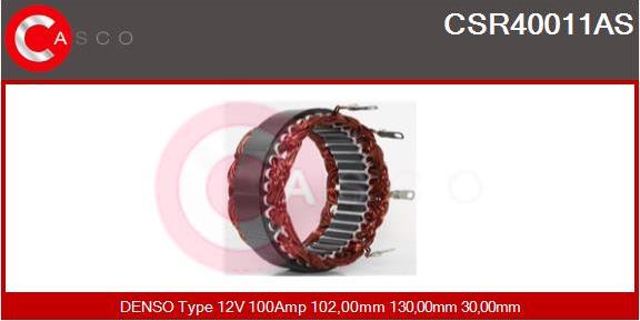 Casco CSR40011AS - Stator, alternateur cwaw.fr