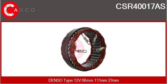 Casco CSR40017AS - Stator, alternateur cwaw.fr