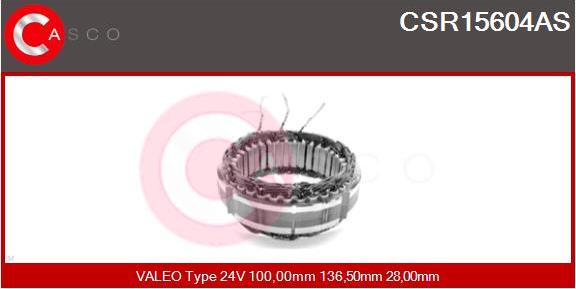 Casco CSR15604AS - Stator, alternateur cwaw.fr