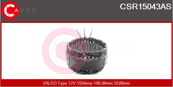 Casco CSR15043AS - Stator, alternateur cwaw.fr