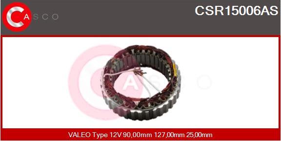 Casco CSR15006AS - Stator, alternateur cwaw.fr