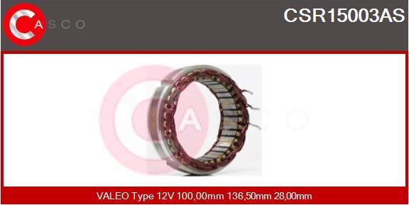 Casco CSR15003AS - Stator, alternateur cwaw.fr