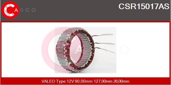 Casco CSR15017AS - Stator, alternateur cwaw.fr