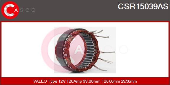 Casco CSR15039AS - Stator, alternateur cwaw.fr