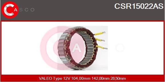 Casco CSR15022AS - Stator, alternateur cwaw.fr