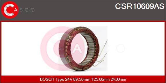 Casco CSR10609AS - Stator, alternateur cwaw.fr