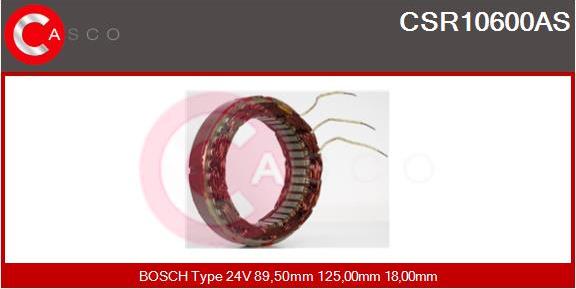 Casco CSR10600AS - Stator, alternateur cwaw.fr