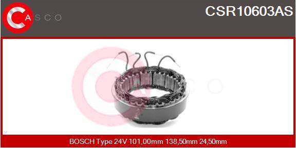 Casco CSR10603AS - Stator, alternateur cwaw.fr