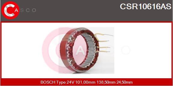 Casco CSR10616AS - Stator, alternateur cwaw.fr