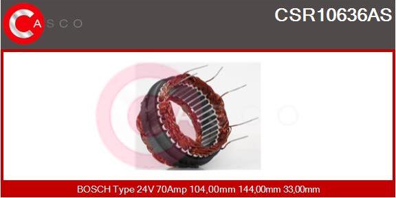 Casco CSR10636AS - Stator, alternateur cwaw.fr