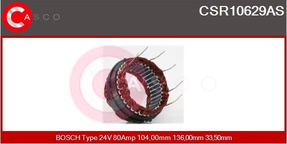 Casco CSR10629AS - Stator, alternateur cwaw.fr