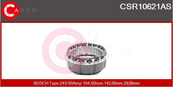 Casco CSR10621AS - Stator, alternateur cwaw.fr