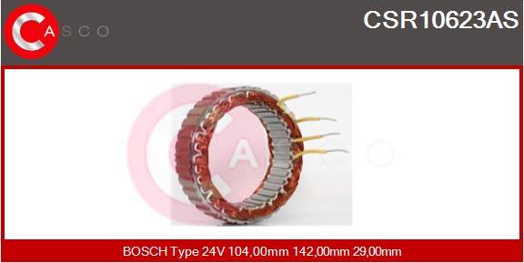 Casco CSR10623AS - Stator, alternateur cwaw.fr