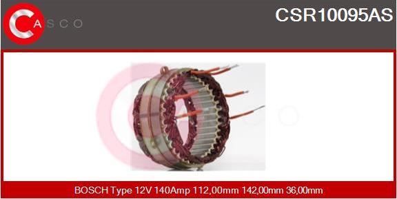 Casco CSR10095AS - Stator, alternateur cwaw.fr