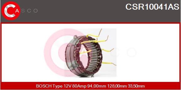 Casco CSR10041AS - Stator, alternateur cwaw.fr