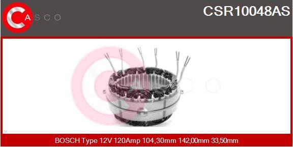 Casco CSR10048AS - Stator, alternateur cwaw.fr