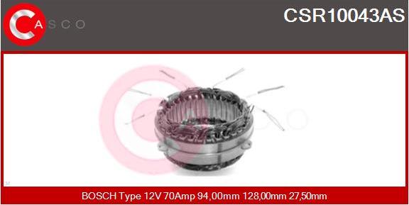 Casco CSR10043AS - Stator, alternateur cwaw.fr